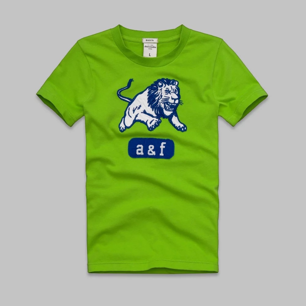 NWT Abercrombie kids animal logo tee